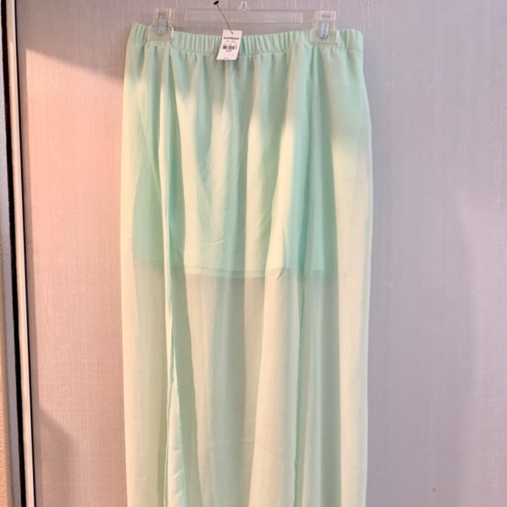 Mint Maxi Skirt